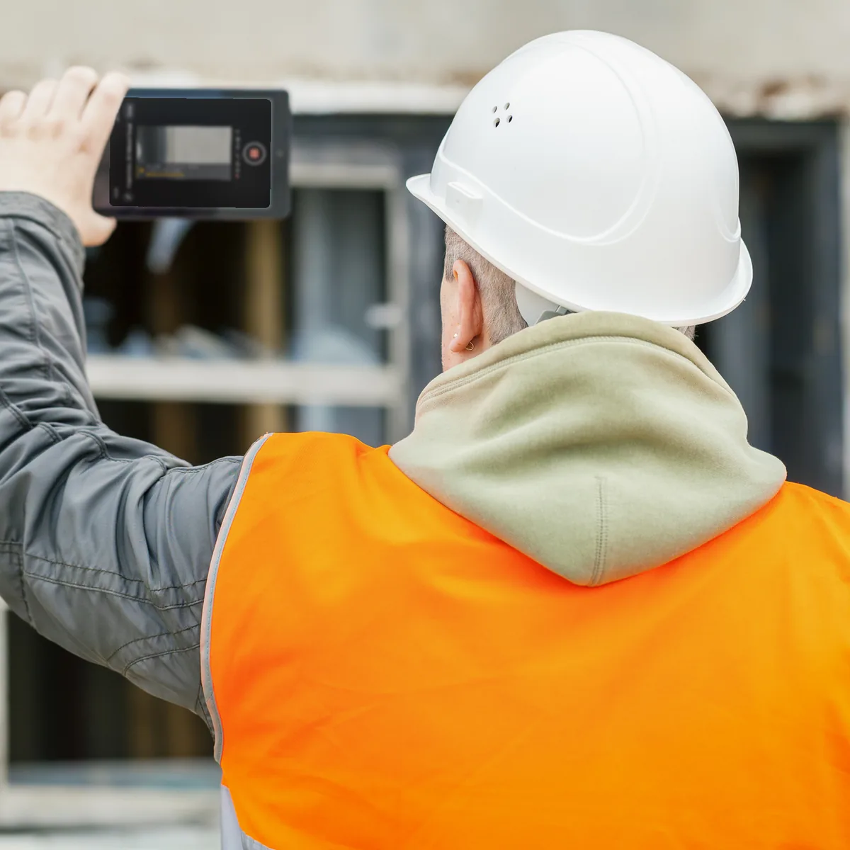 A video walkthrough during an inspection